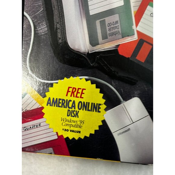 VTG Case Logic Diskette Organizer DK 20 America Online Disc Storage - Picture 3 of 7